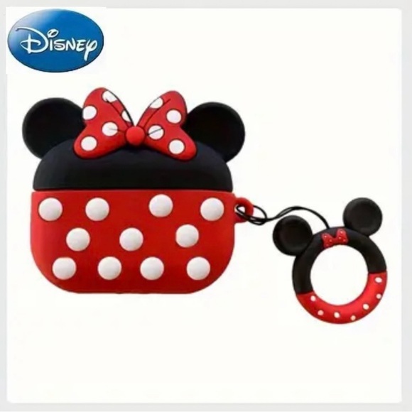 Earbuds Case, Disney, Minnie Mouse, NEW, Fits Apple AirPods Perfectly 🎁 - Picture 1 of 7